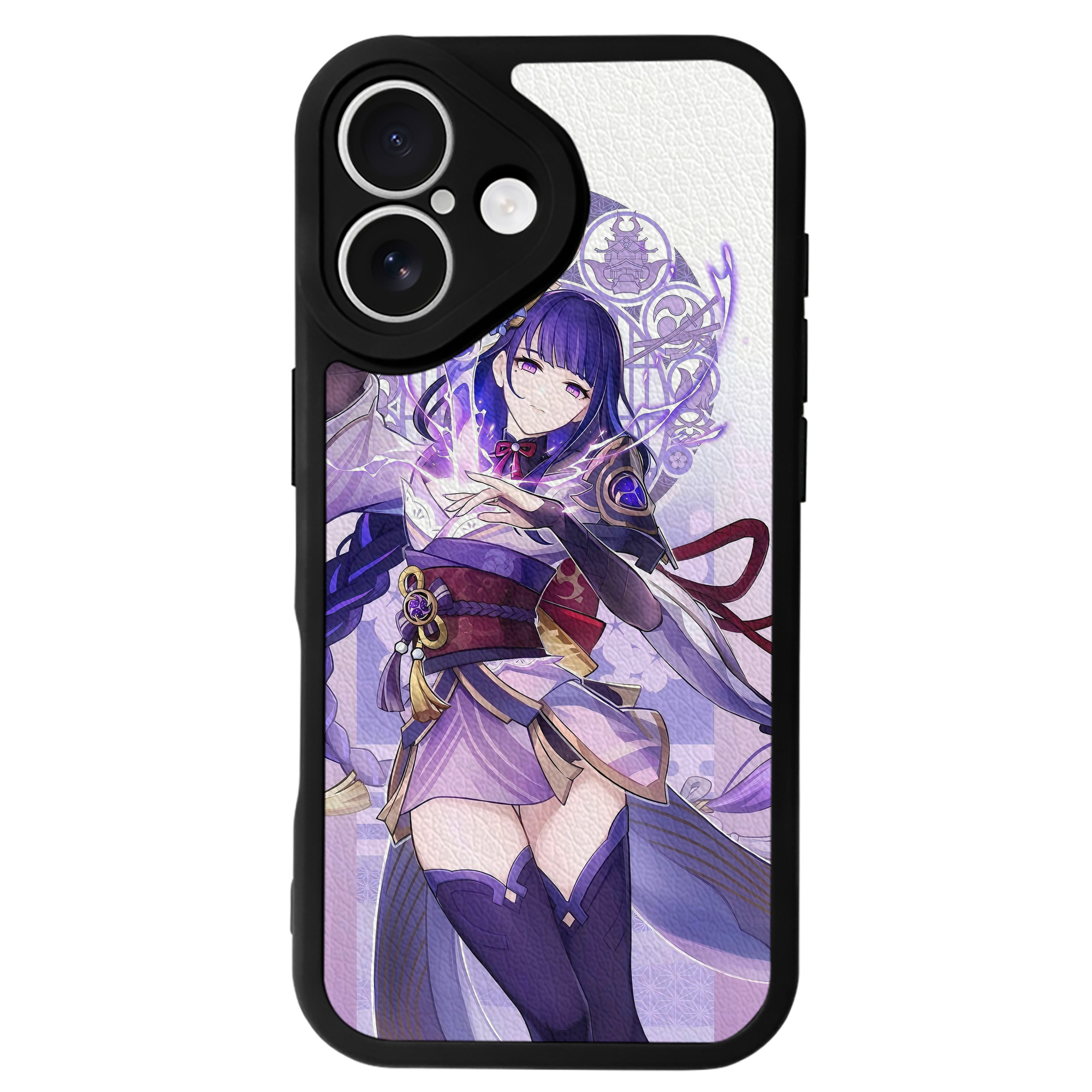 げんし神 genshin 【iPhone 16シリーズ対応】シリコンスマホケース（レザー調） 材質：シリコン